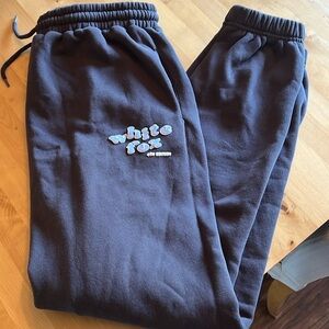 White Fox 4th Edition sweatpants. Worn and washed once.